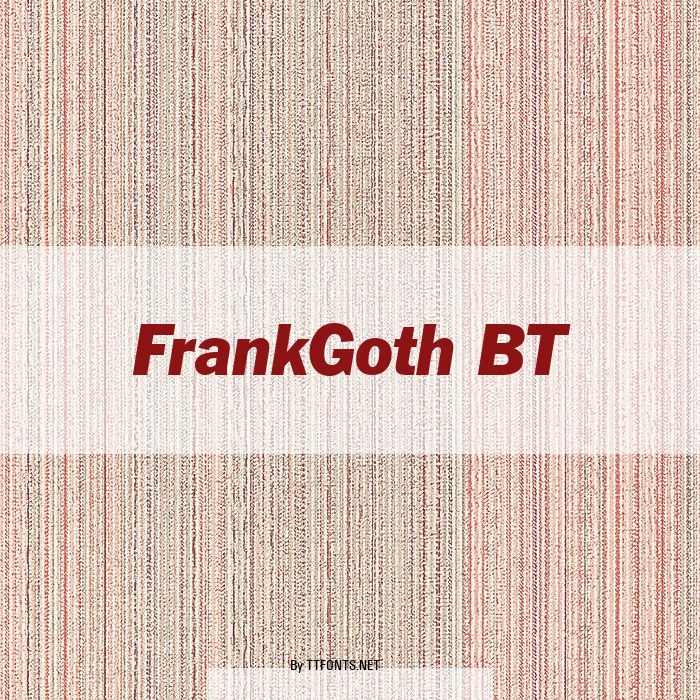 FrankGoth BT example
